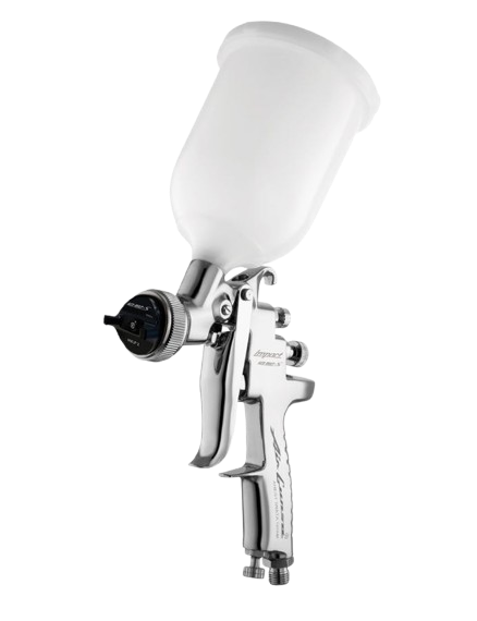 MALLETTE AZ3 IMPACT HVLP 1.4 + REGLAGE 1.8 + MANO